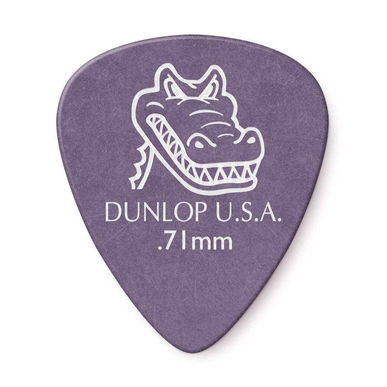 Dunlop - Plumillas Gator Grip, 36 Piezas Color: Violeta Medida: .71Mod.417B.71_5