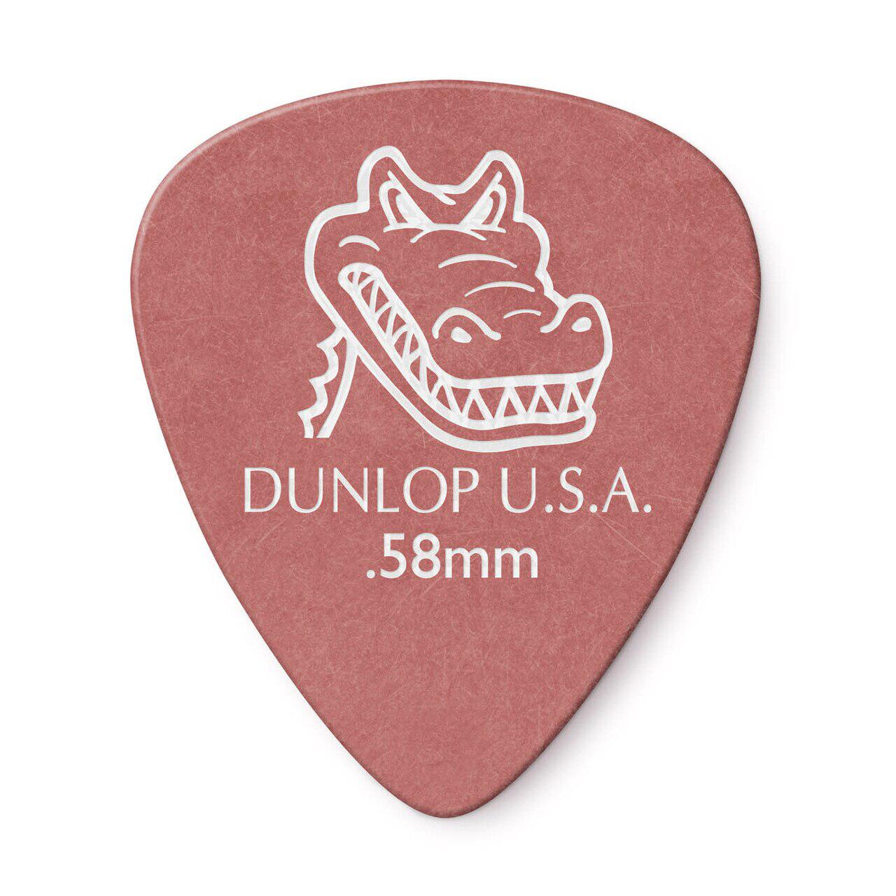 Dunlop - Plumilla Gator Grip, 1 Pieza Color: Rosa Medida: .58 Mod.417B.58_20