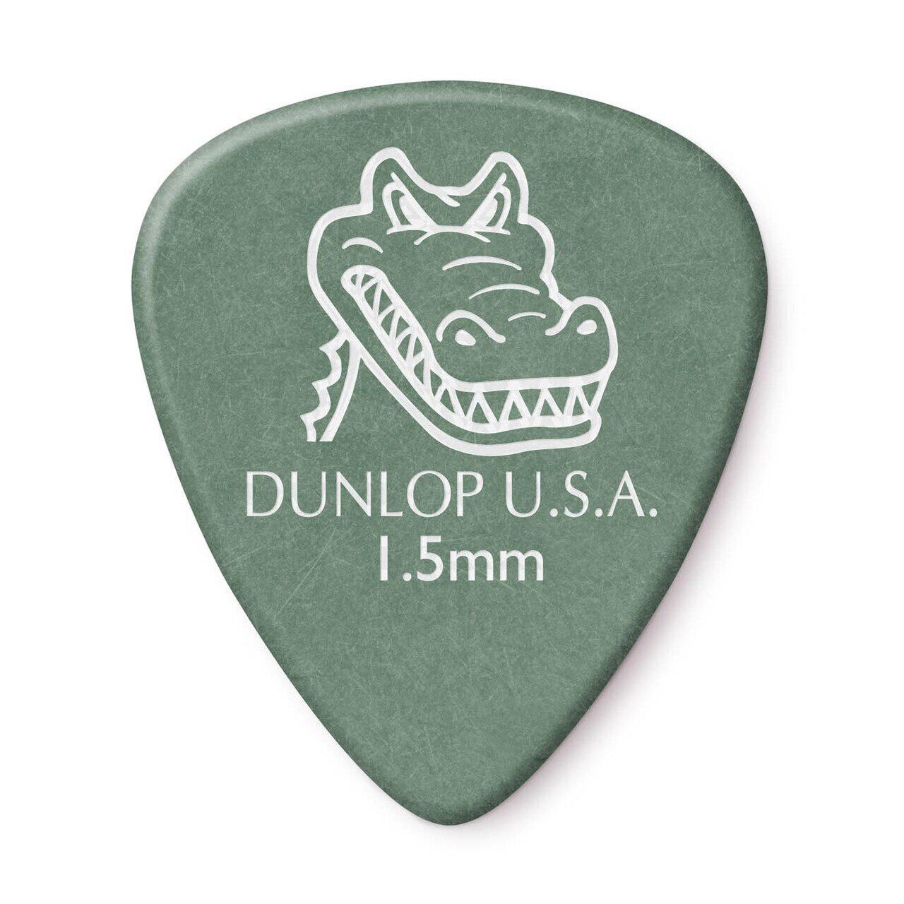 Dunlop - Plumilla Gator Grip, 1 Pieza Color: Verde Medida: 1.5 Mod.417B1.5_32