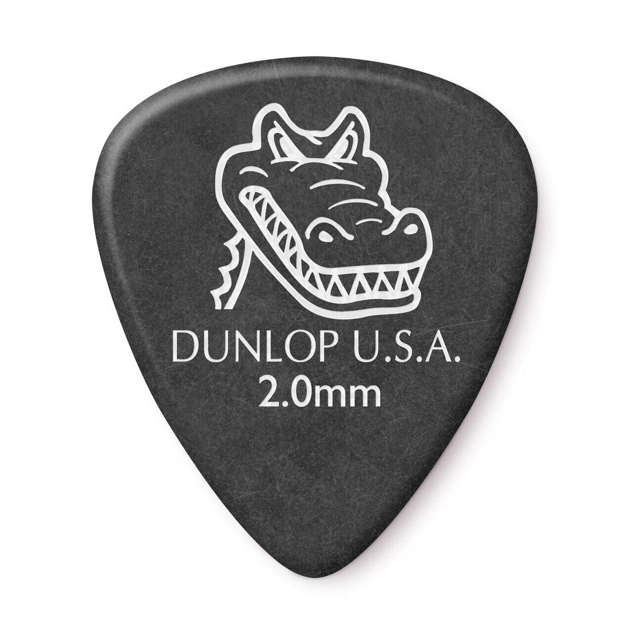 Dunlop - Plumilla Gator Grip, 1 Pieza Color: Gris Medida: 2.0 Mod.417B2.0_35