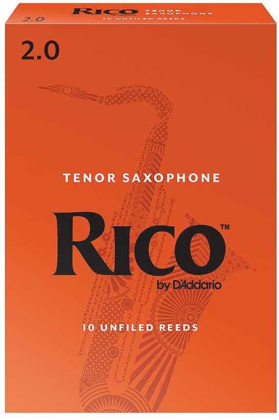 Rico - Cañas para Sax Tenor, 10 Piezas Medida: 2 Mod.RKA1020_28
