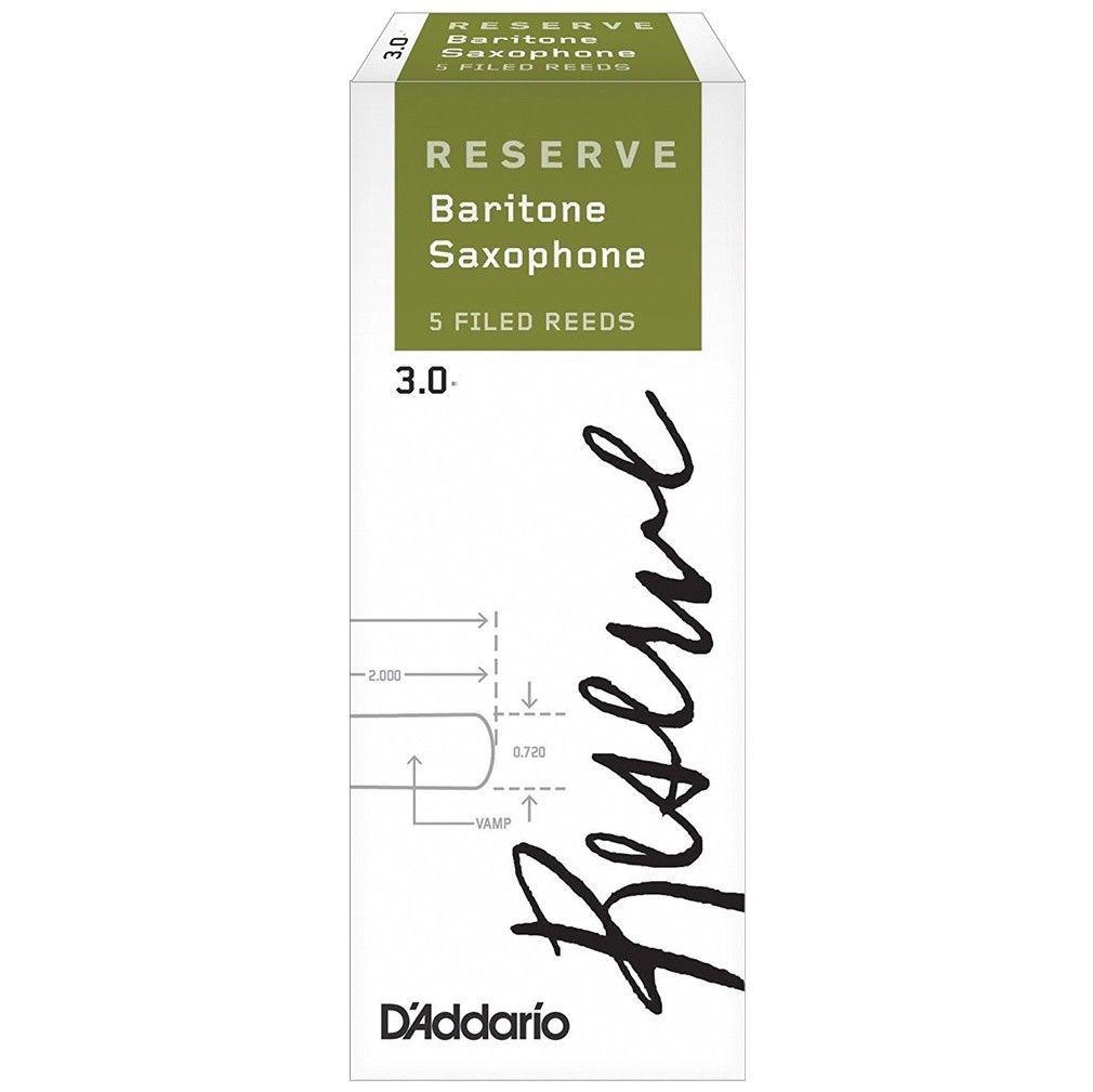 D'Addario - 5 Cañas Reserve para Sax Baritono, Medida: 3 Mod.DLR0530(5)_11