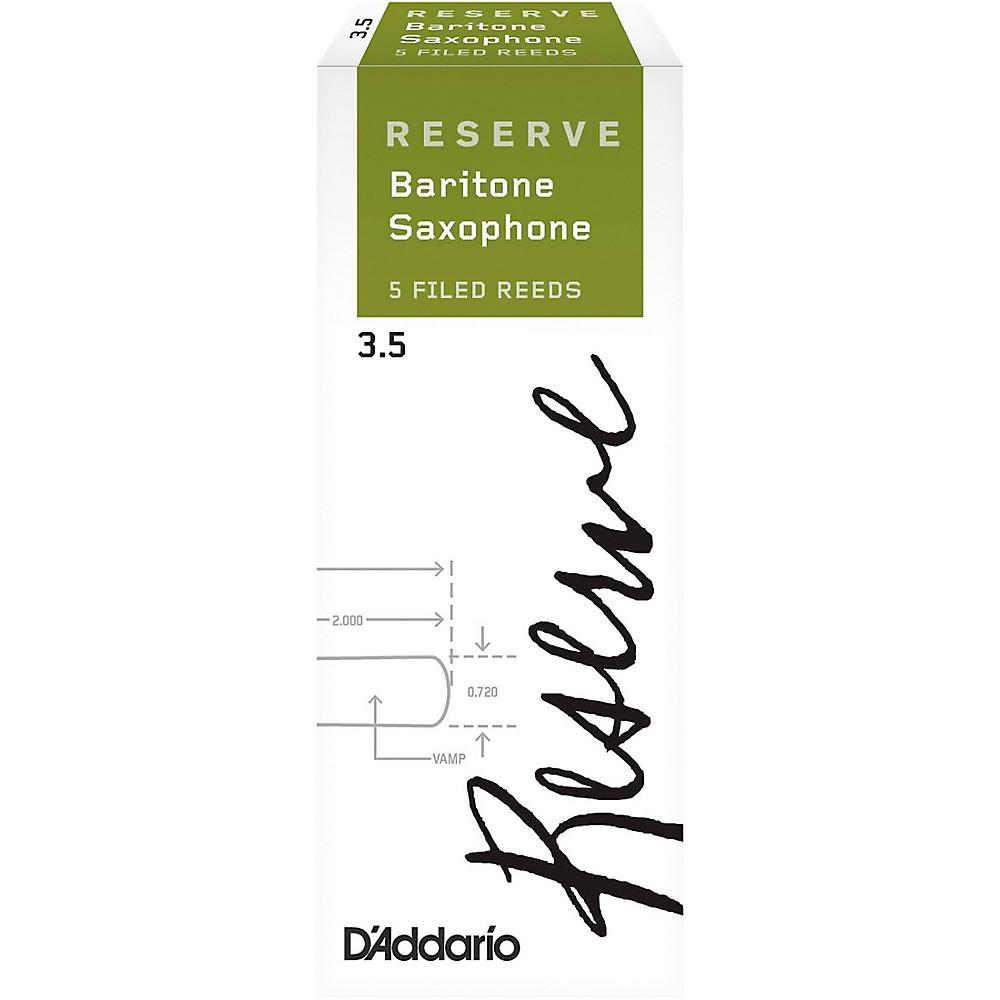 D'Addario - 5 Cañas Reserve para Sax Baritono, Medida: 3 1/2 Mod.DLR0535(5)_12