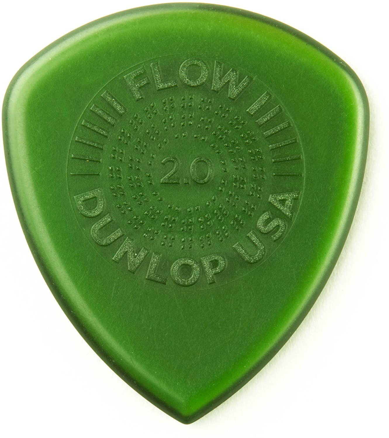 Dunlop - 12 Plumillas Flow Jumbo, Calibre: 2.0 Mod.547R2.0_10