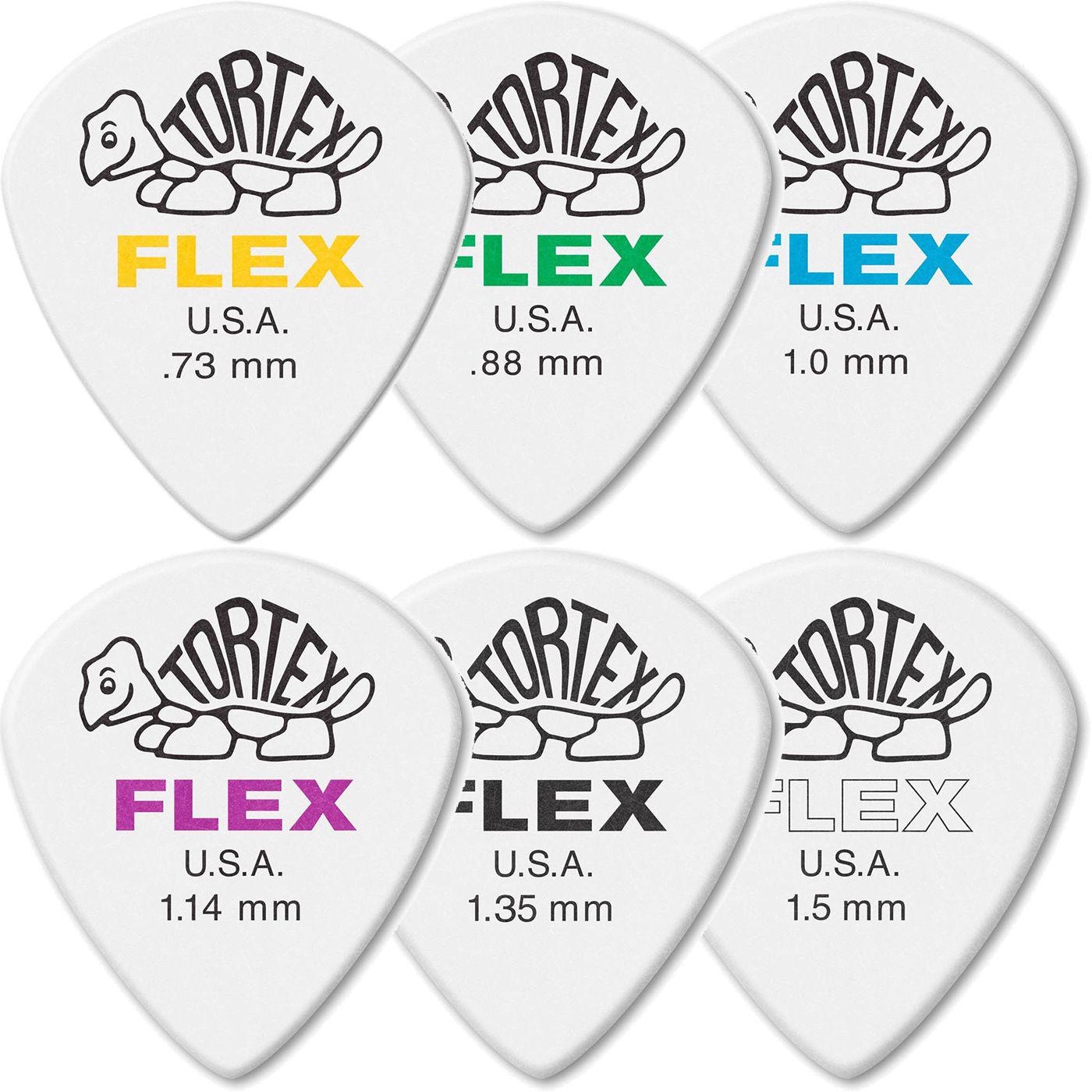 Dunlop - 36 Plumillas Tortex Flex Jazz III XL, Calibre: Varios Mod.466B_14