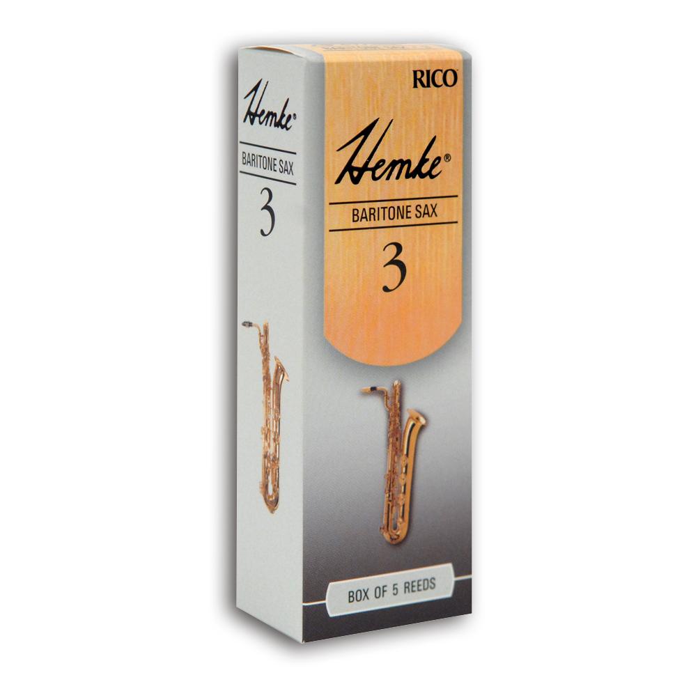 D'Addario - 5 Cañas Hemke para Sax Baritono, Medida: 3 Mod.RHKP5BSX300(5)_30