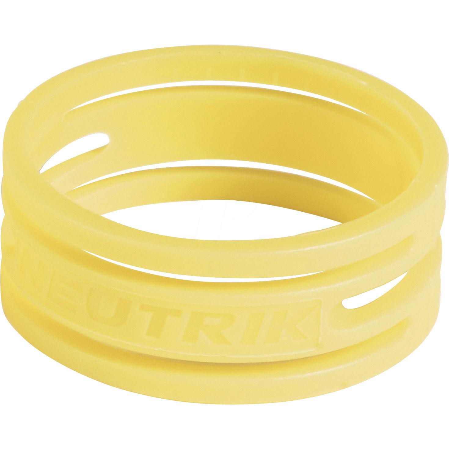 Neutrik - Anillo Identificador para Conector XLR, Color: Amarillo Mod.XXR-4_31