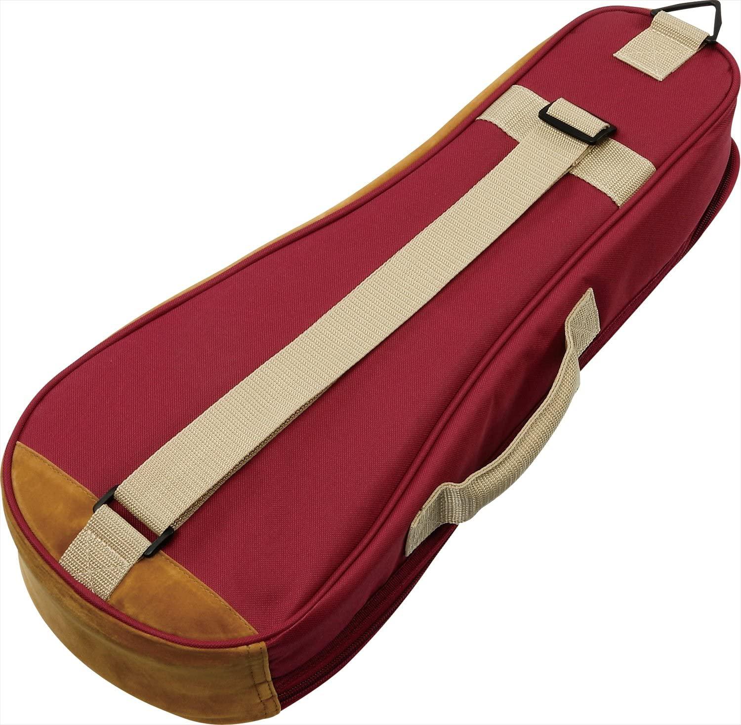 Ibañez - Funda Powerpad Designer para Ukulele Soprano, Color: Vino Mod.IUBS541-WR_17
