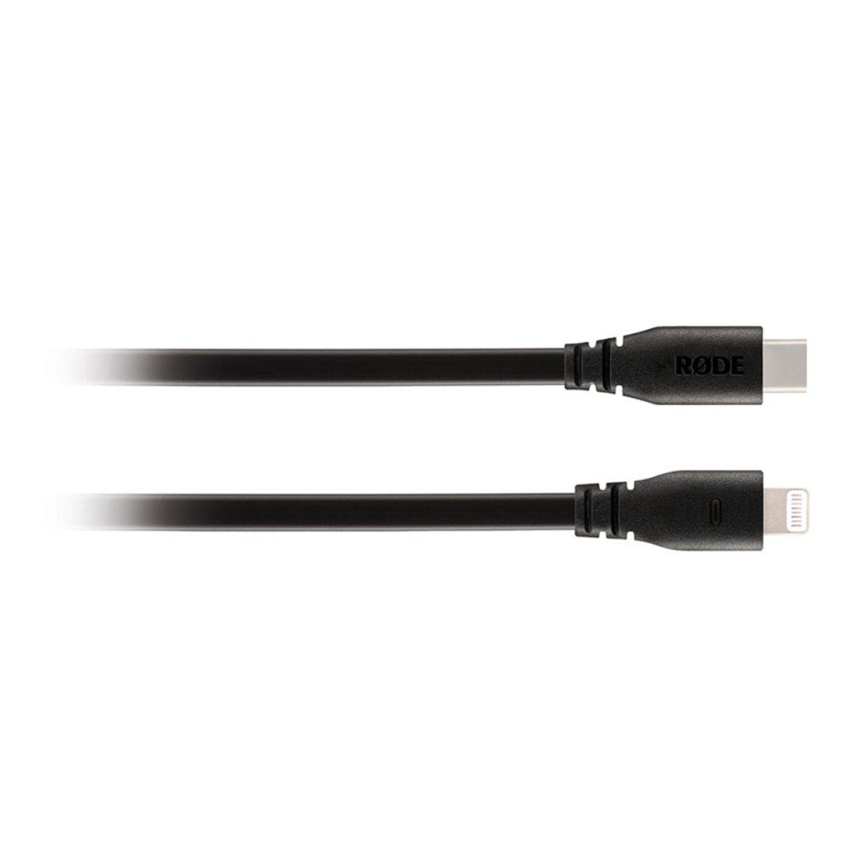 Rode - Cable USB-C a Lightning para Micrófonos Mi-Fi para dispositivos iOS, Tamaño: 1.5 mt. Mod.SC19_7