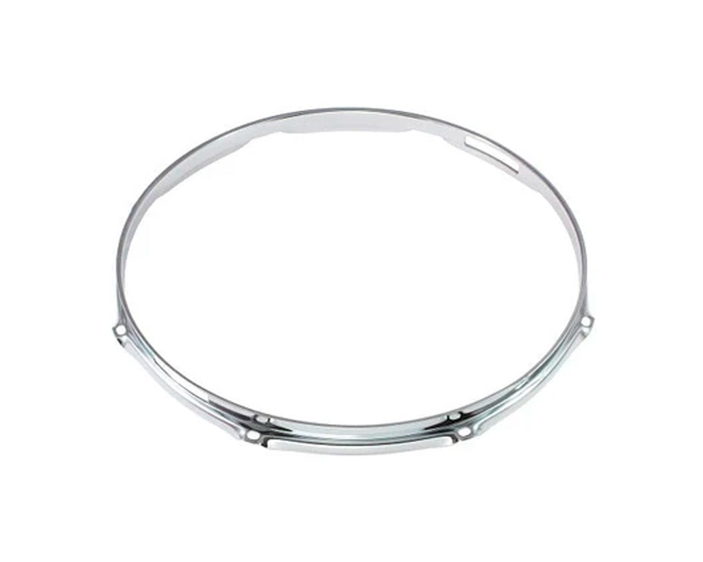 [PMG2140_14] Power Beat - Aro para Tarola, 8 Perforaciones Cromado Mod.DHP-__/8 (14")