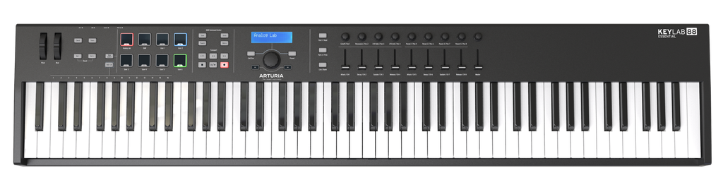 Arturia - Controlador MIDI Keylab Essential 88, Color: Negro