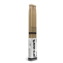 Promark - Baquetas Classic (Forward) 5B, Punta De Madera, Hickory (4 Pares) Mod.TX5BW-4P