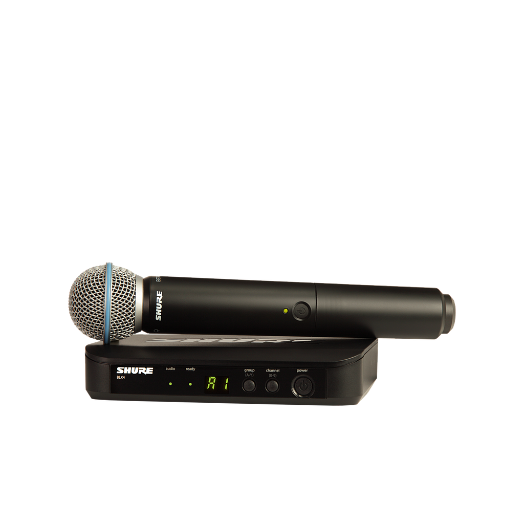 Shure - Sistema Inalámbrico BLX de Mano Beta 58A Mod.BLX24/B58