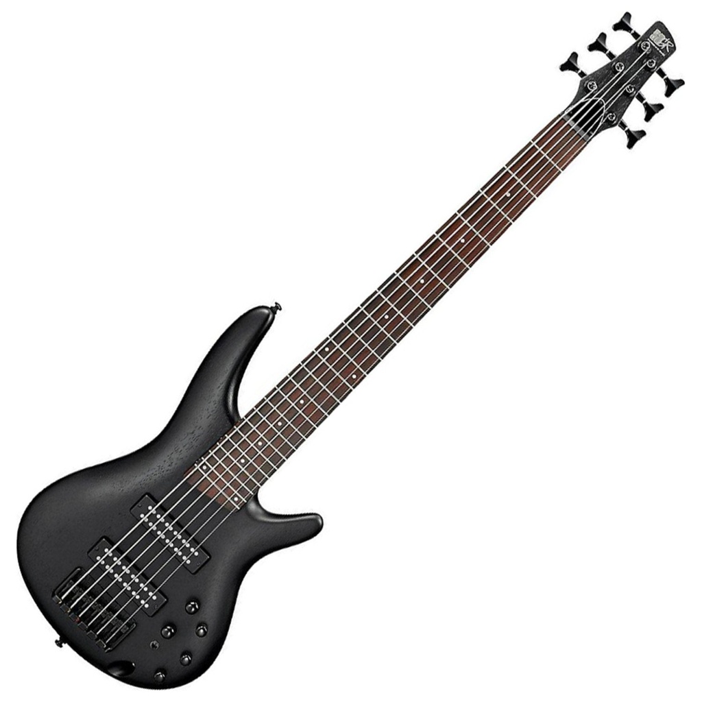 [PMG9684] Ibañez - Bajo Eléctrico SR de 6 Cuerdas, Color: Negro Veteado Mod.SR306EB-WK