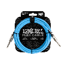 Ernie Ball - Cable de Audio 3.048 Mts., Azul (Recto/Recto) Mod.6412