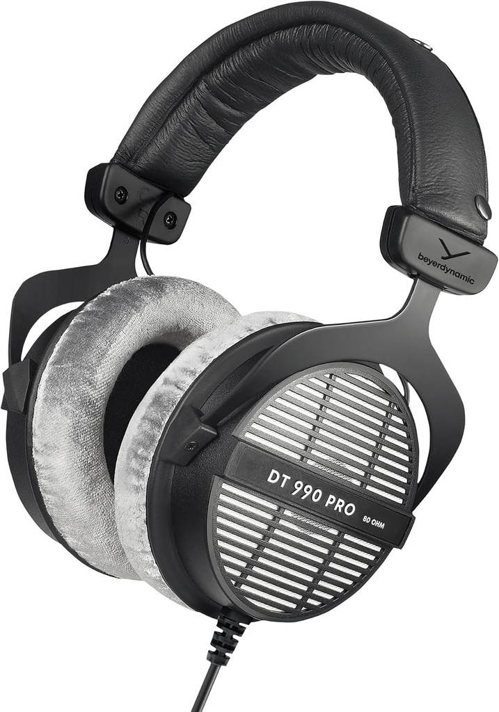 Beyerdynamic - Audífonos Abiertos Profesionales para Estudio, 80 Ohms Mod.DT 990 Pro 80