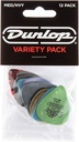 Dunlop - 12 Plumillas Variety Pack, Calibre: Medium/Heavy Mod.PVP102