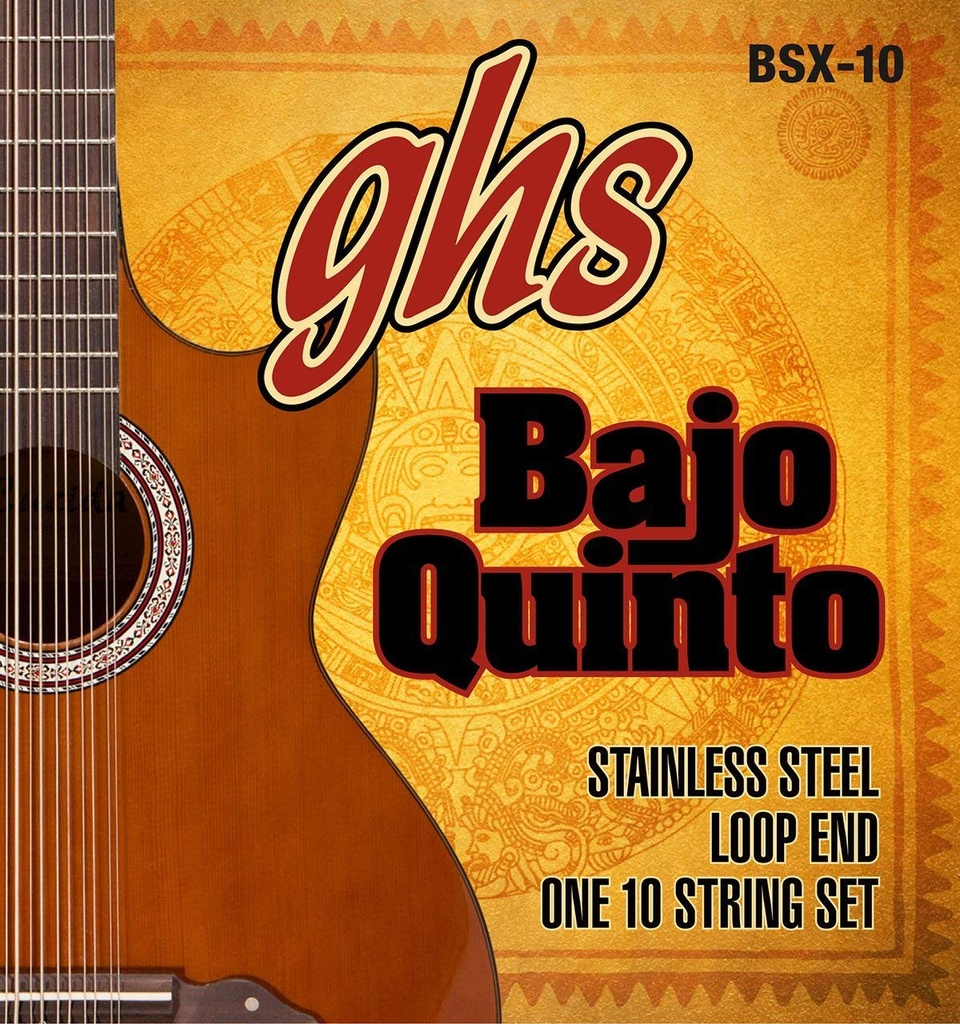 GHS - Encordado para Bajo Quinto, Calibres: .024 - .078 Mod.BSX-10