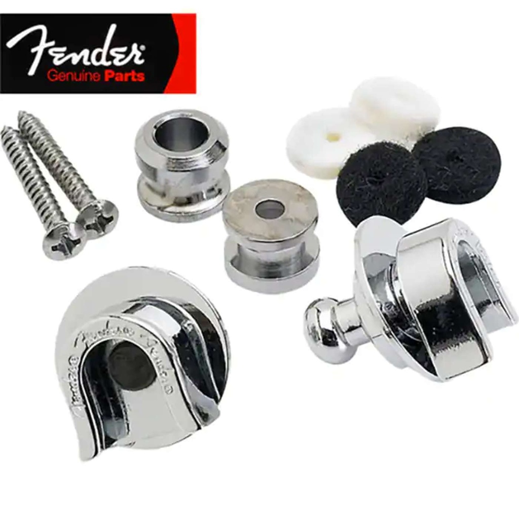 Fender - Broches de Seguridad Strap Lock, Color: Cromado Mod.990690000