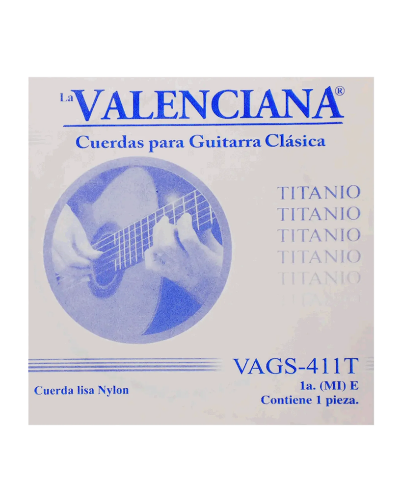 [PMG11914] La Valenciana - Cuerda Para Guitarra Clasica, 1A., Nylon Titanio Mod.VAGS-411T-6