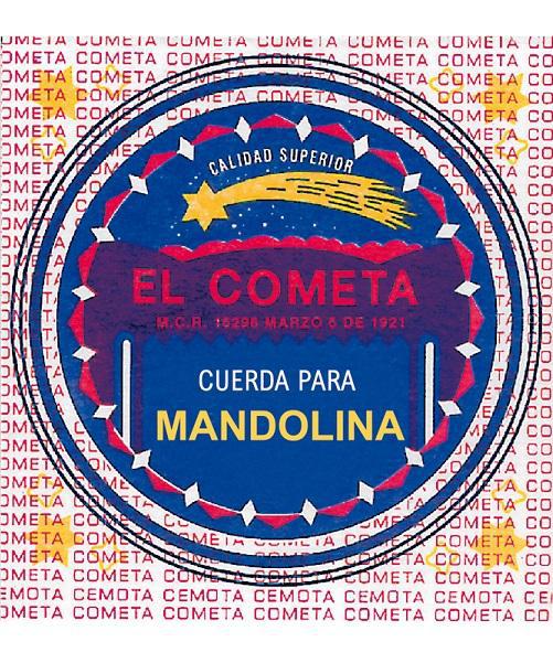 El Cometa - Cuerda 4A para Mandolina, 12 Piezas Acero Mod.603(12)