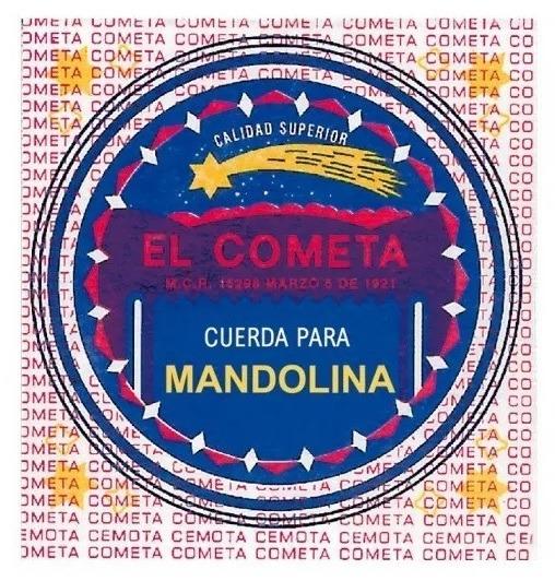 El Cometa - Encordado para Mandolina con Borla Mod.604