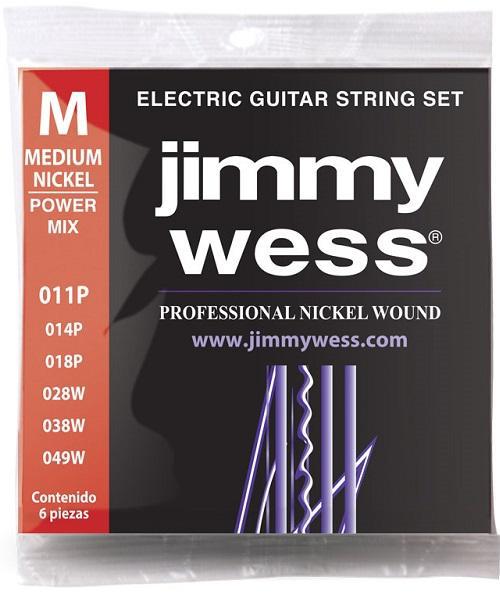 Jimmy Wess - Encordado para Guitarra Electrica Power Mix 011 Mod.JWGE-1011N