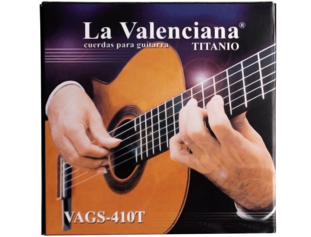 La Valenciana - Cuerda 4A para Guitarra Clásica, 12 Piezas Nylon Mod.414T