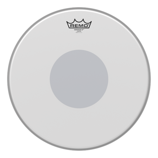 Remo - Parche Emperor-X 14 Aspero, Color Blanco Mod.BX-0114-10