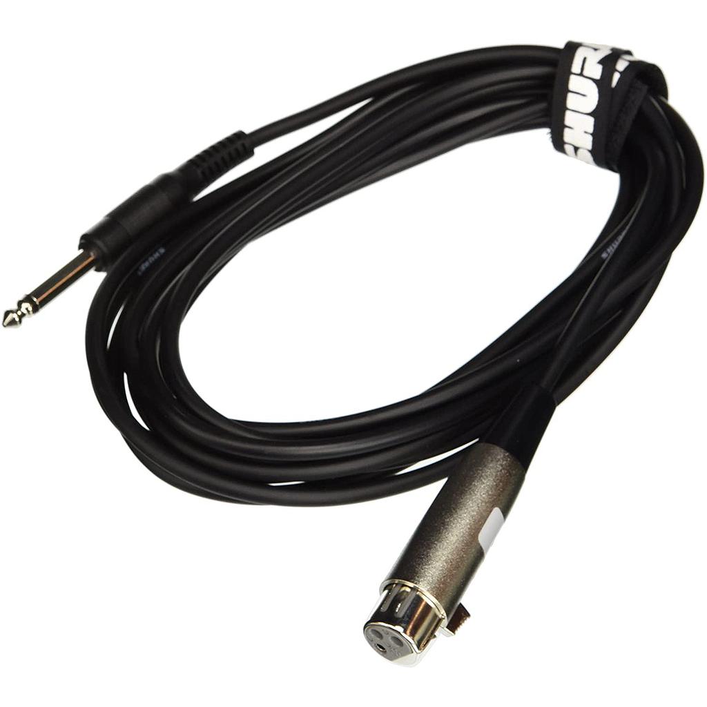 Shure - Cable de Audio XLR a Plug, Tamaño: 4.57 mts. Mod.C15AHZ