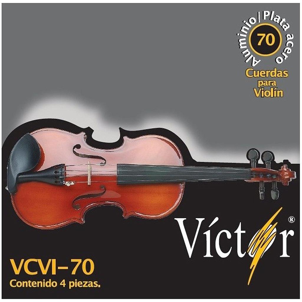 Victor - Encordado para Violin, Acero Mod.70