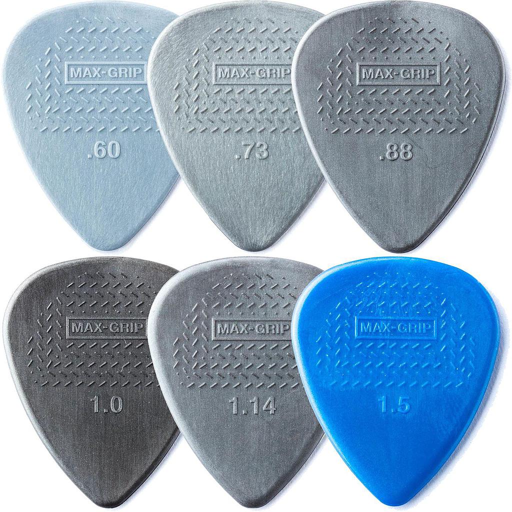 Dunlop - Plumilla Max Grip Nylon Standard, 1 Pieza Mod.449B