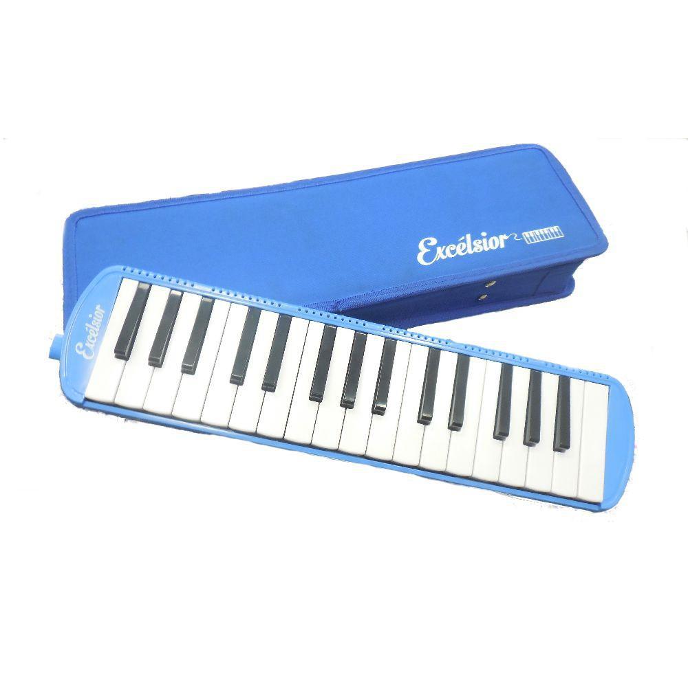 Excelsior - Melodica de 32 Teclas, Color: Azul Mod.QM32B-BL