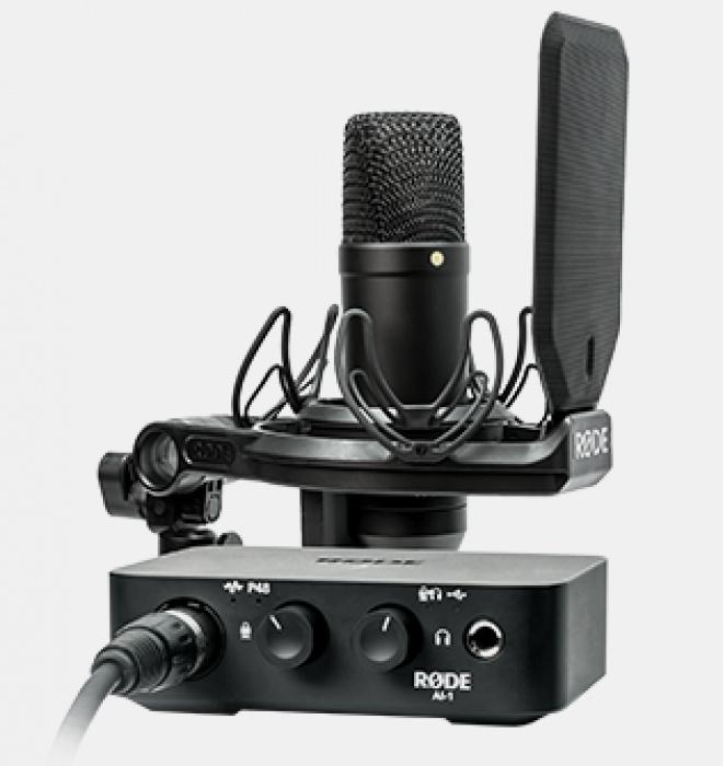 Rode - Studio Kit con Interface de Audio Mod.AI-1 Studio Kit