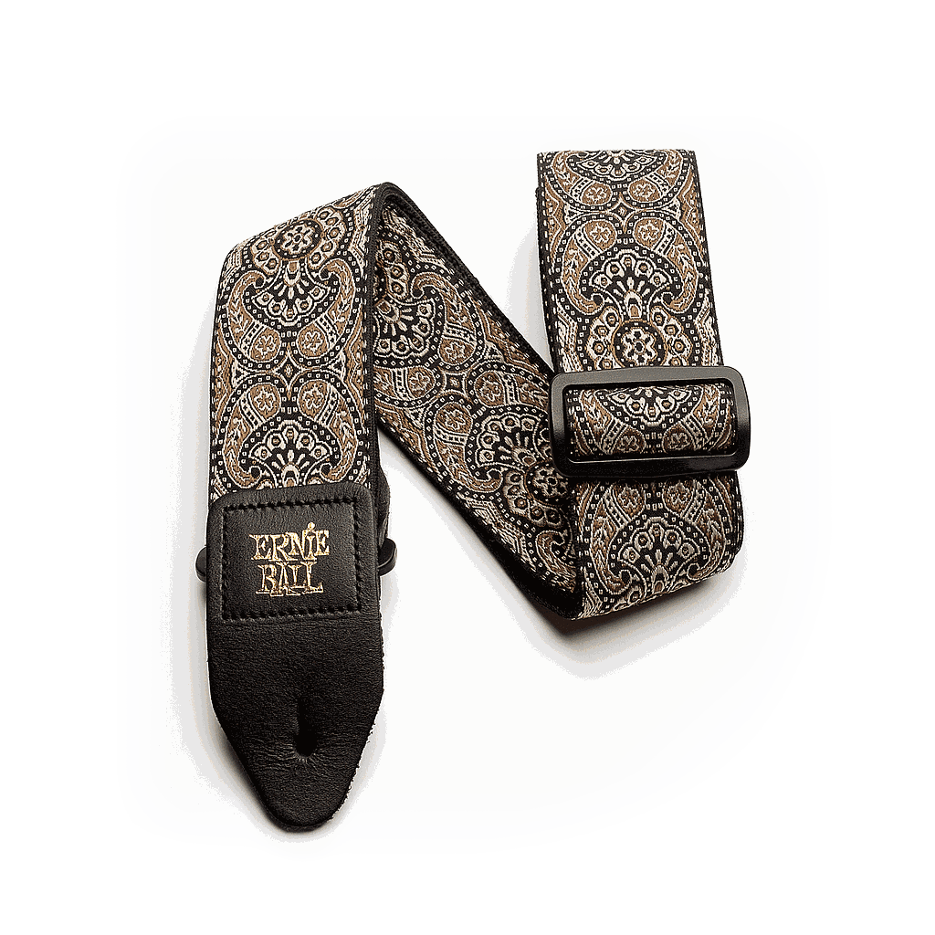 Ernie Ball - Tahali Jacquard Gold & Black Paisley Mod.4163