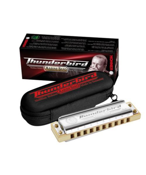 Hohner - Armónica en Do Mayor Grave Marine Band Thunderbird Mod.M201197X