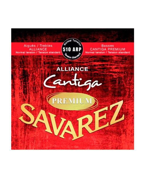 Savarez - Encordado Alliance Cantiga Premium para Guitarra Clásica, Tensión: Normal Mod.510ARP