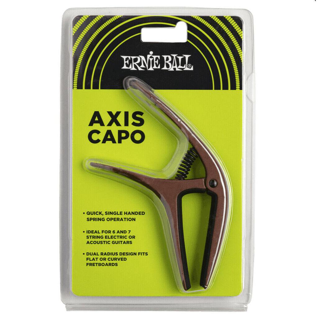 Ernie Ball - Capotrasto Axis para Guitarra, Bronce Mod.9602