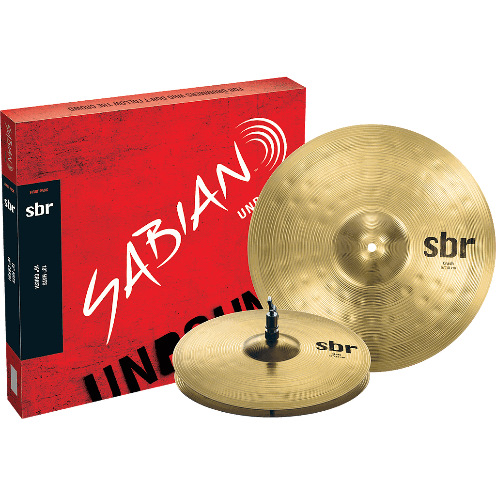 Sabian - Platillos SBR 1 Pack 13 Hats y 16 Crash Mod.SBR5001