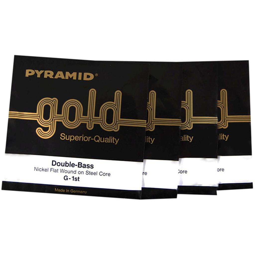 Pyramid - Encordado para Contrabajo, Gold Mod.198 100