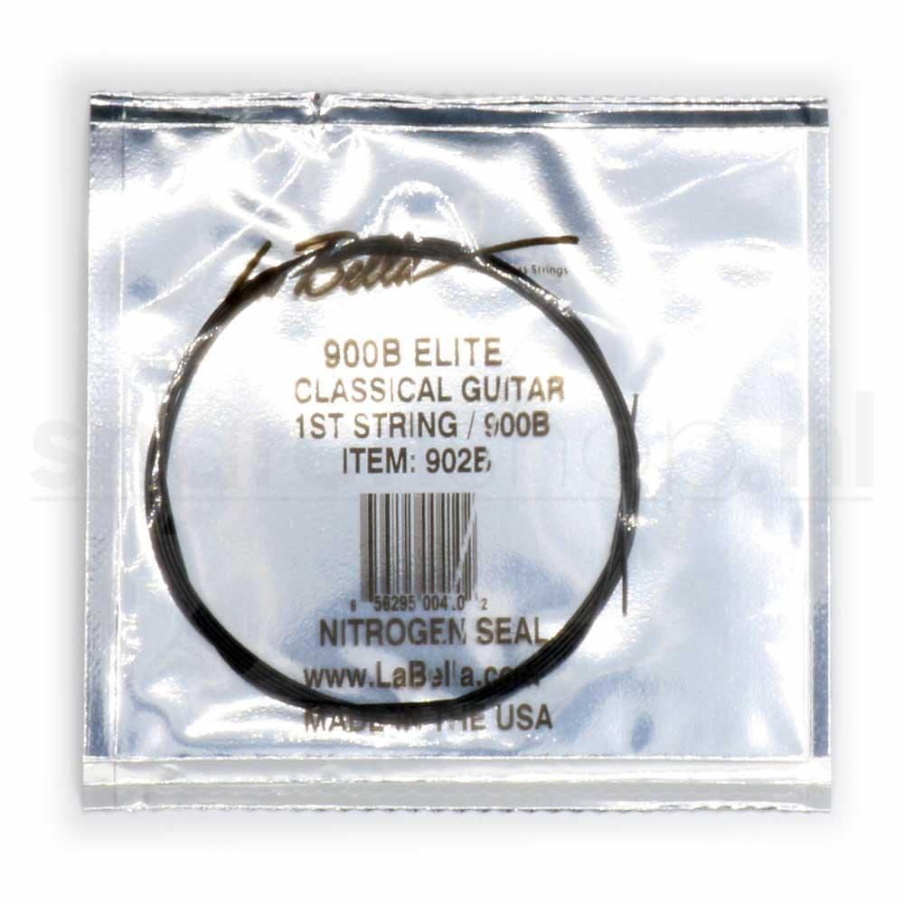 La Bella - 12 Cuerdas 1A para Guitarra Clásica Golden, Nylon Color: Negro Mod.902B