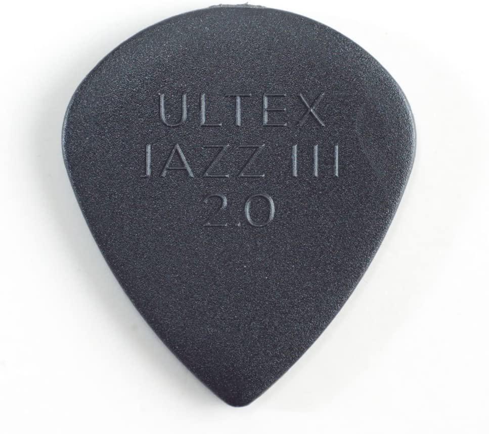 Dunlop - Plumillas Ultex Jazz III, 1 Pieza Calibre: 2.0 Mod.427R2.0