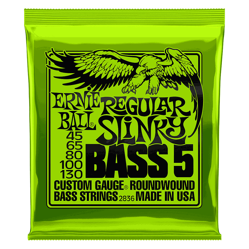 Ernie Ball - Encordado para Bajo Eléctrico Slinky 5 Cuerdas Mod.2836
