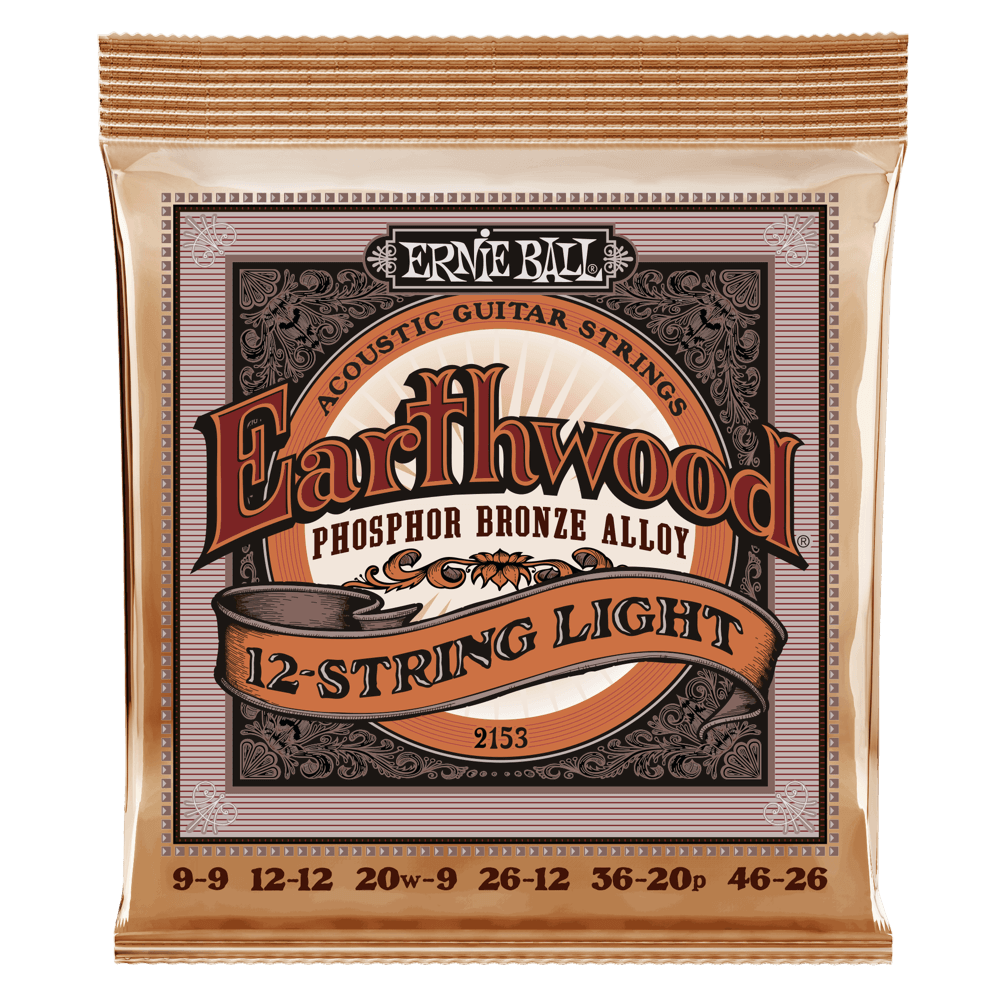 Ernie Ball - Encordado para Guitarra Acústica Slinky 12 cuerdas Mod.2153