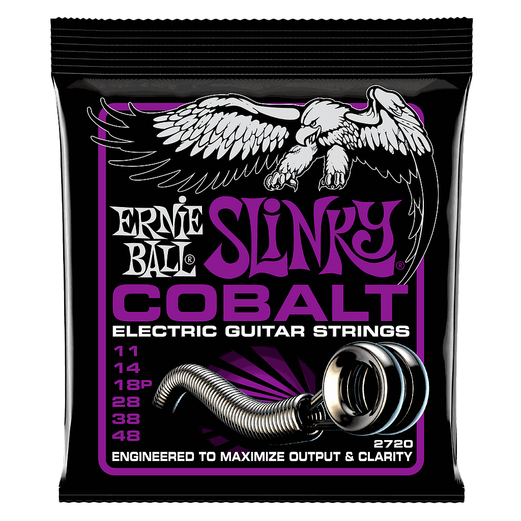 Ernie Ball - Encordado Slinky Cobalt para Guitarra Eléctrica 11-48 Mod.2720
