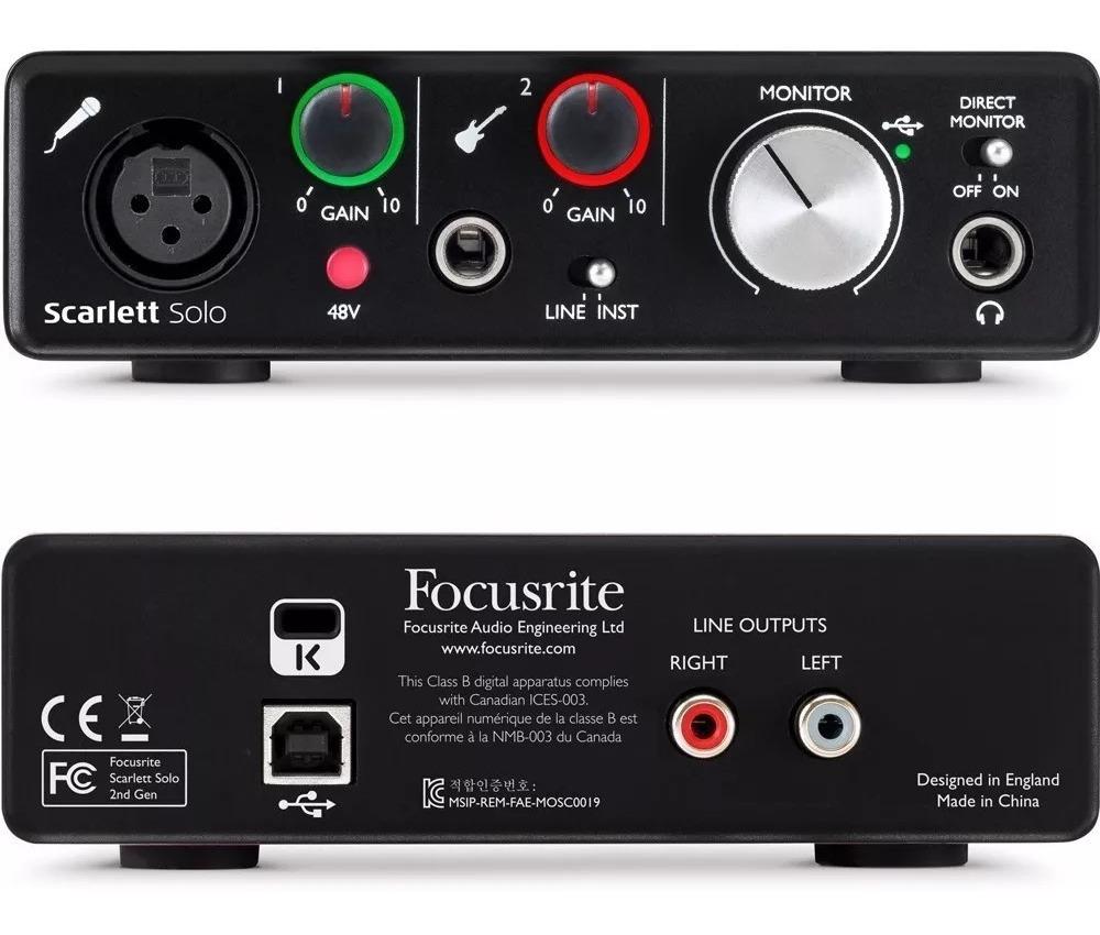 Focusrite - Scarlett Solo, 2da Gen Mod.MOSC0019