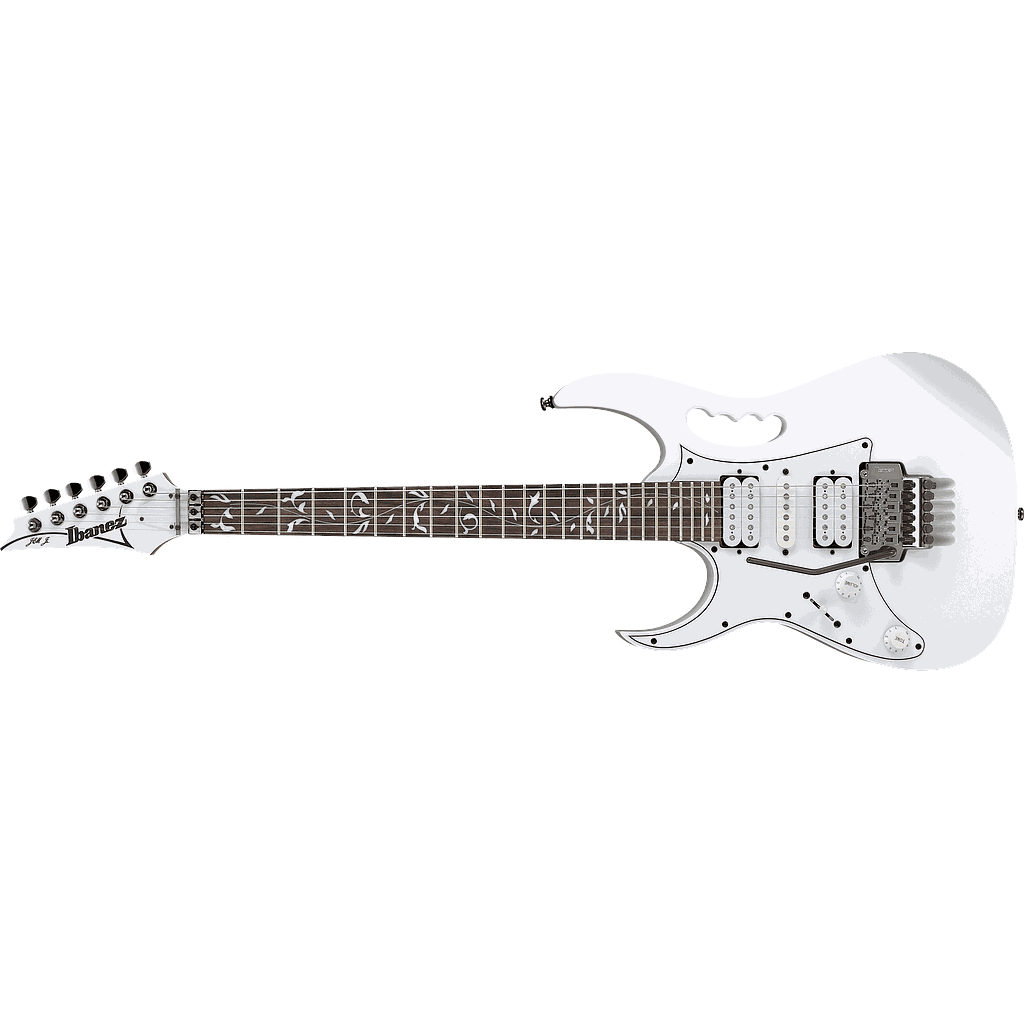 Ibañez - Guitarra Eléctrica Steve Vai Zurda, Color: Blanca Mod.JEMJRL-WH