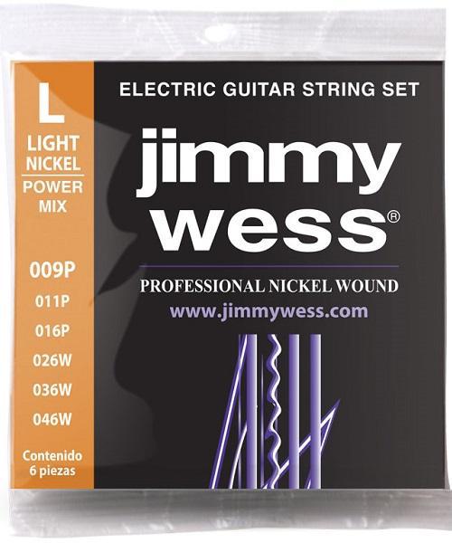 Jimmy Wess - Encordado para Guitarra Electrica Power Mix 009 Mod.JWGE-1009NH