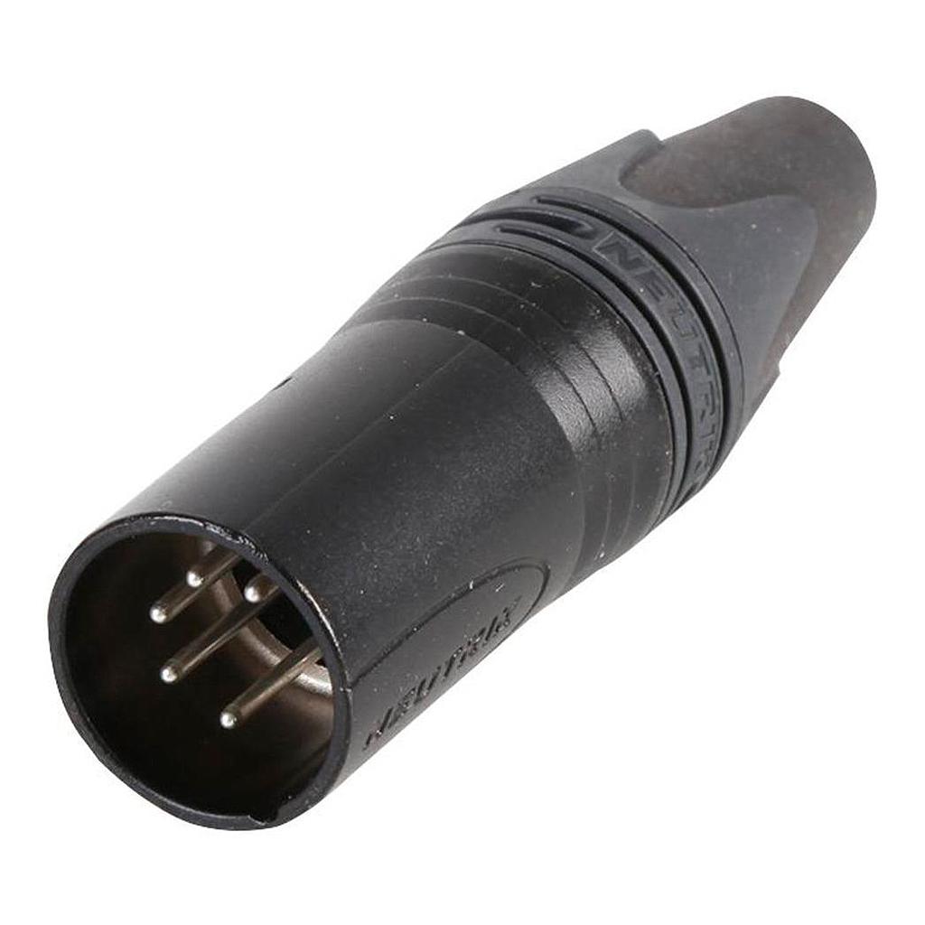 Neutrik - Conector XLR Macho de 5 Polos Serie XX Contactos en Plata Mod.NC5MXX-BAG