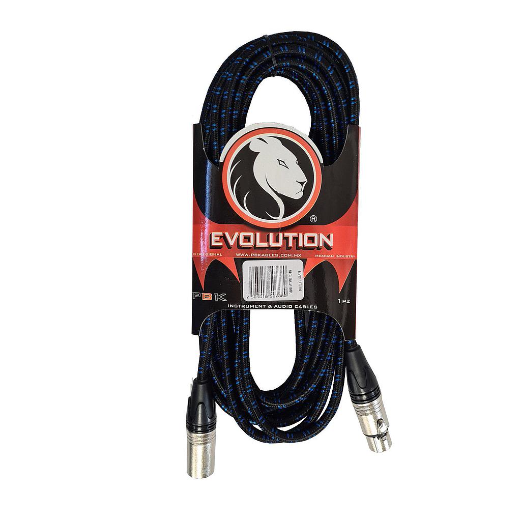 PBK - Cable de Audio Evolution Decorado Canon a Canon Mod.EVCC-_D
